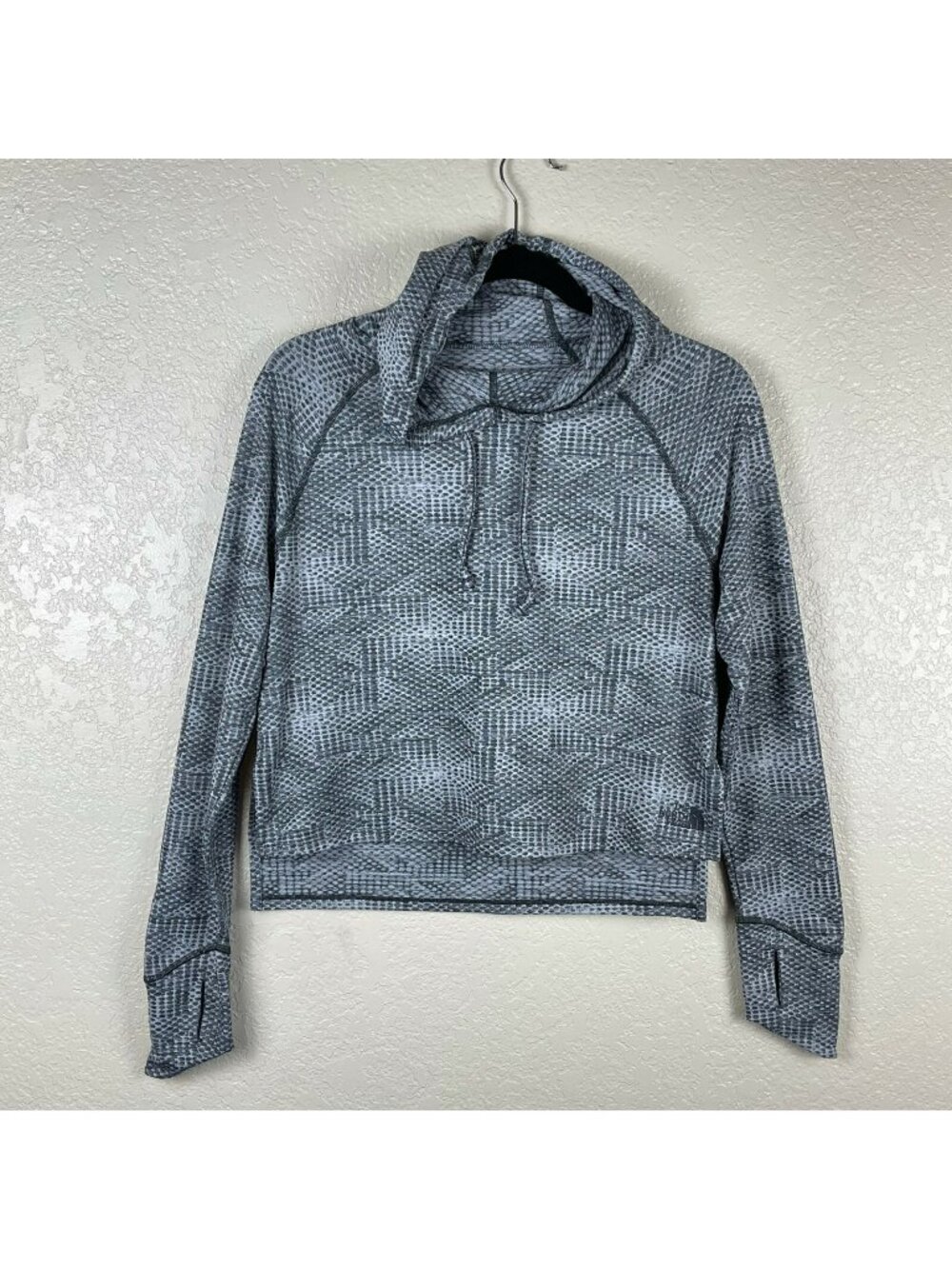 The North Face Hoodie Womens S Motivation Long Sleeve Pullover Sweatshirt Gray